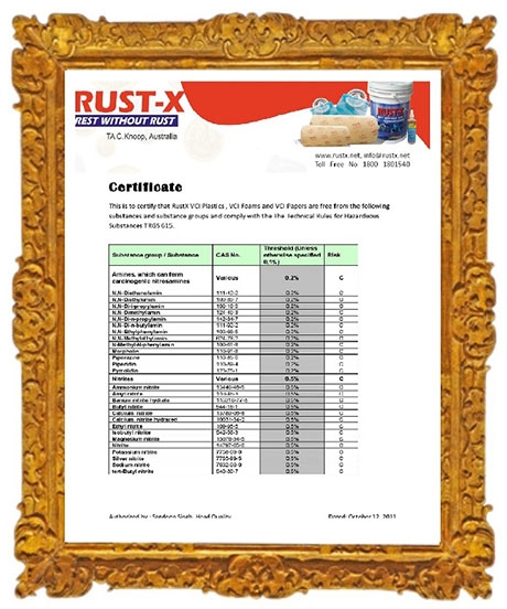 TRGS615---TRG CERTIFICATE